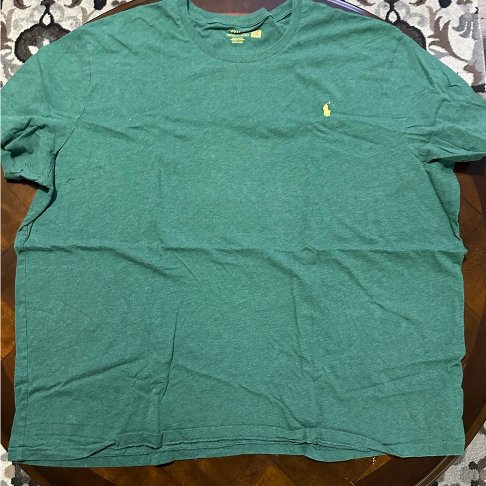 Green- Polo Cotton Crew Neck Shirt 3XB